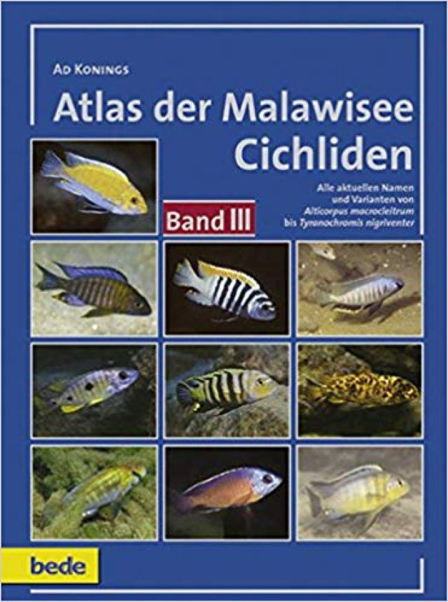 Konings, Ad – Atlas der Malawisee Cichliden, Bd. 3 (antiquarisch)
